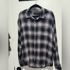 Men’s Rails Flannel Shirt Size XL Black/Grey